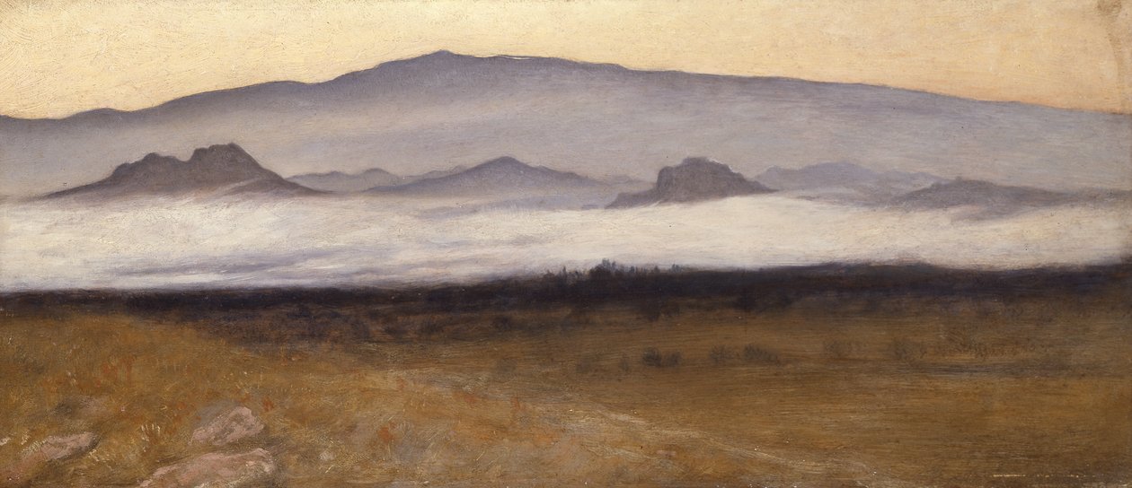 Carrara-bjergene, ca. 1890 af William Blake Richmond