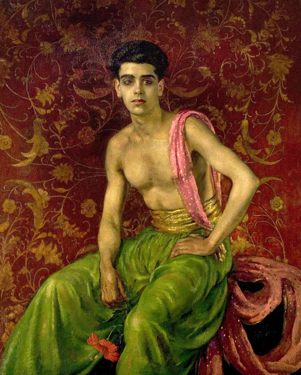Hibiskusblomst, ca. 1922 af William Bruce Ellis Ranken
