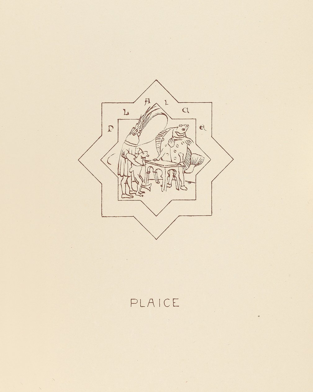 Rødspætte, 1878 af William Burges