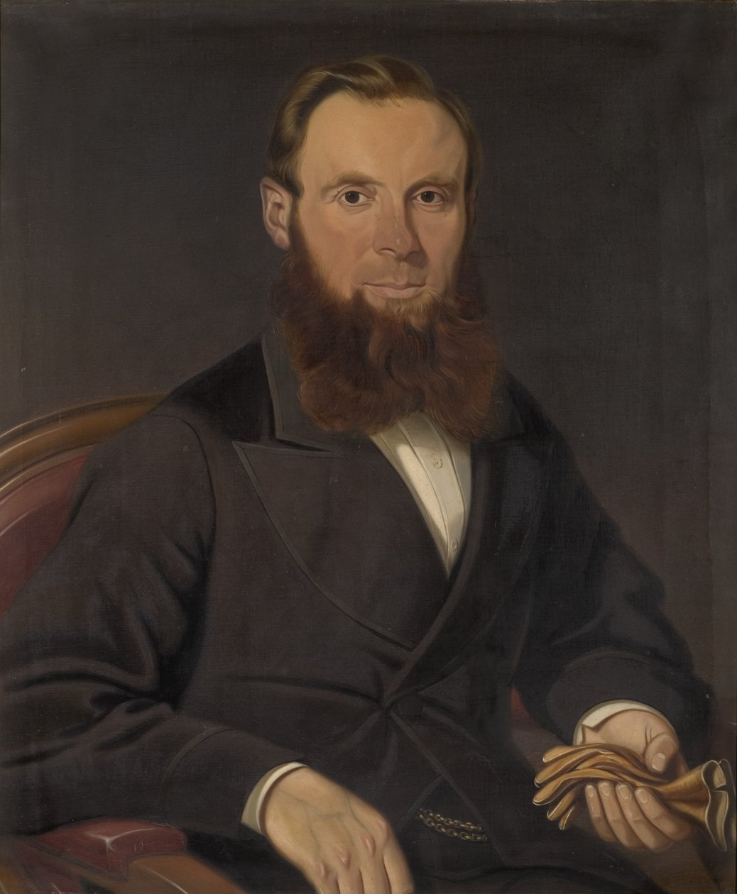 Portræt af en mand, 1873 af William Chapman