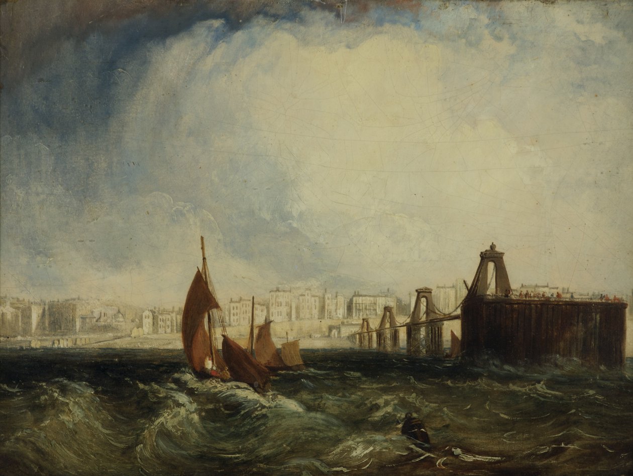 Brighton fra havet af Clarkson Frederick Stanfield