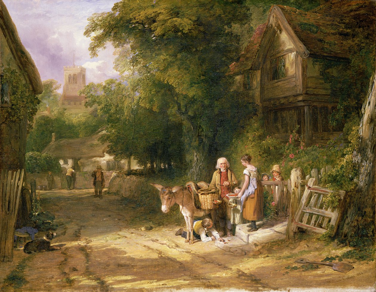 Kirsebærsælgeren, 1824 af William Collins