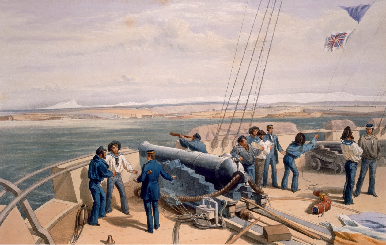 Sebastopol from the Sea, plade fra 
