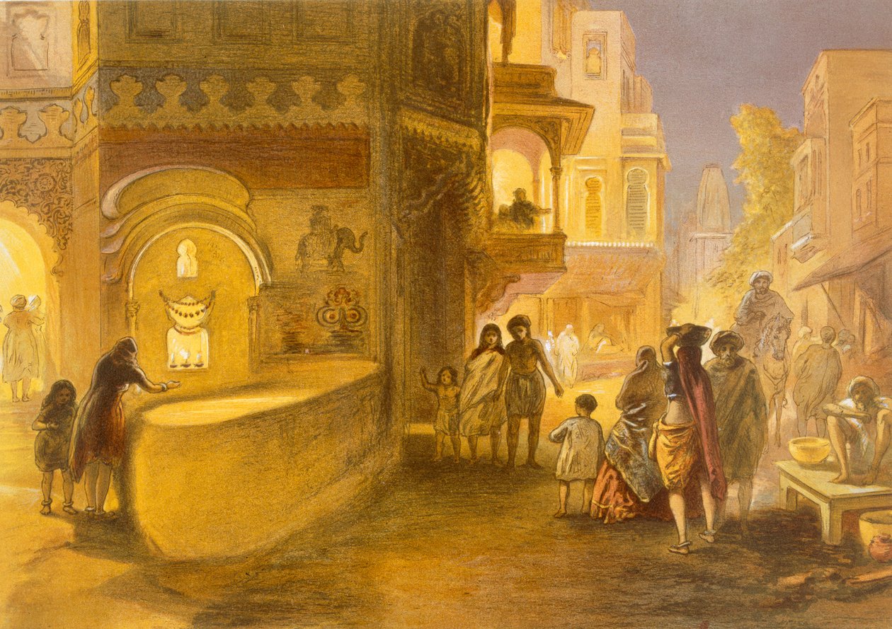 Dewali eller Festival of Lamps, fra 