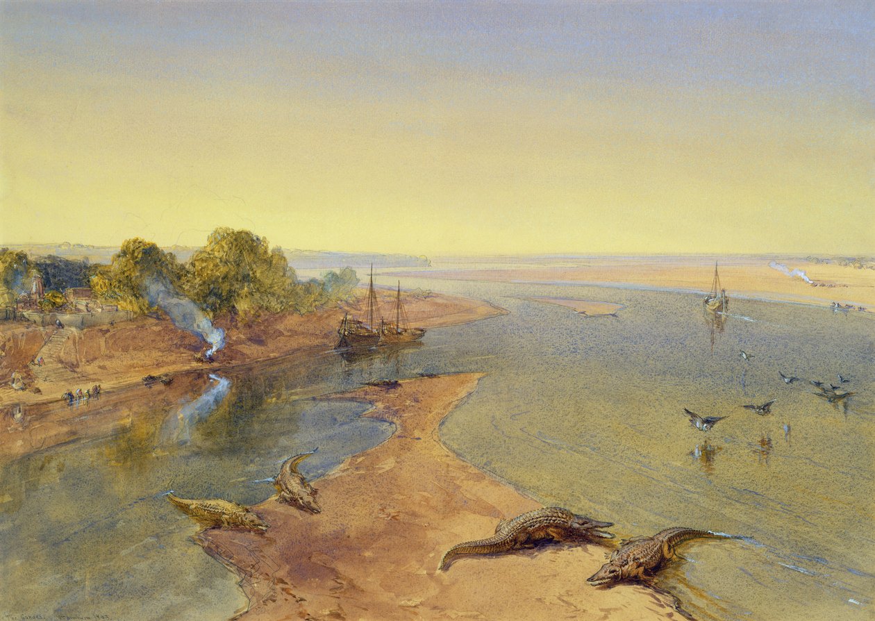 Ganges, 1863 af William Crimea Simpson