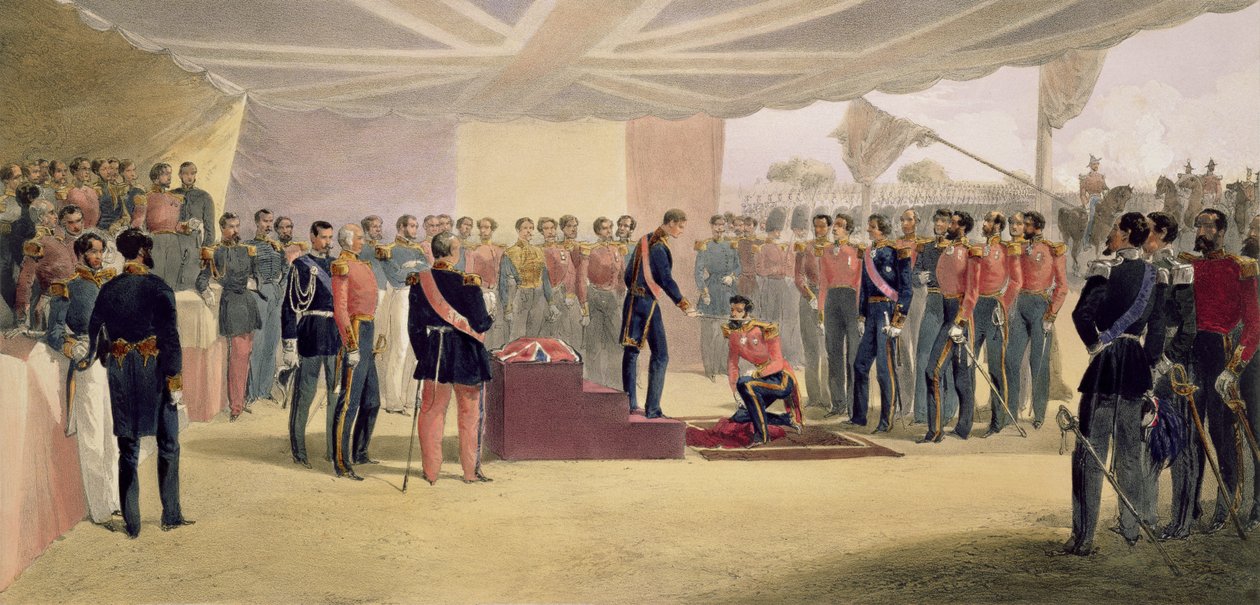 The Investiture of the Order of the Bath, tallerken fra 