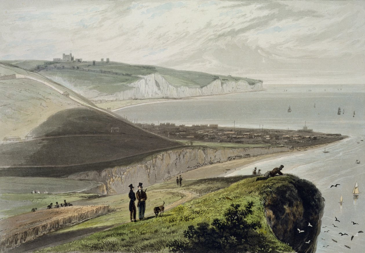 Dover, fra Shakespeares Cliff, fra 