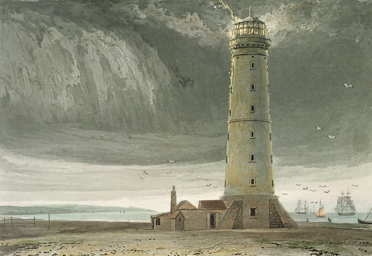Dungeness Lighthouse, fra 