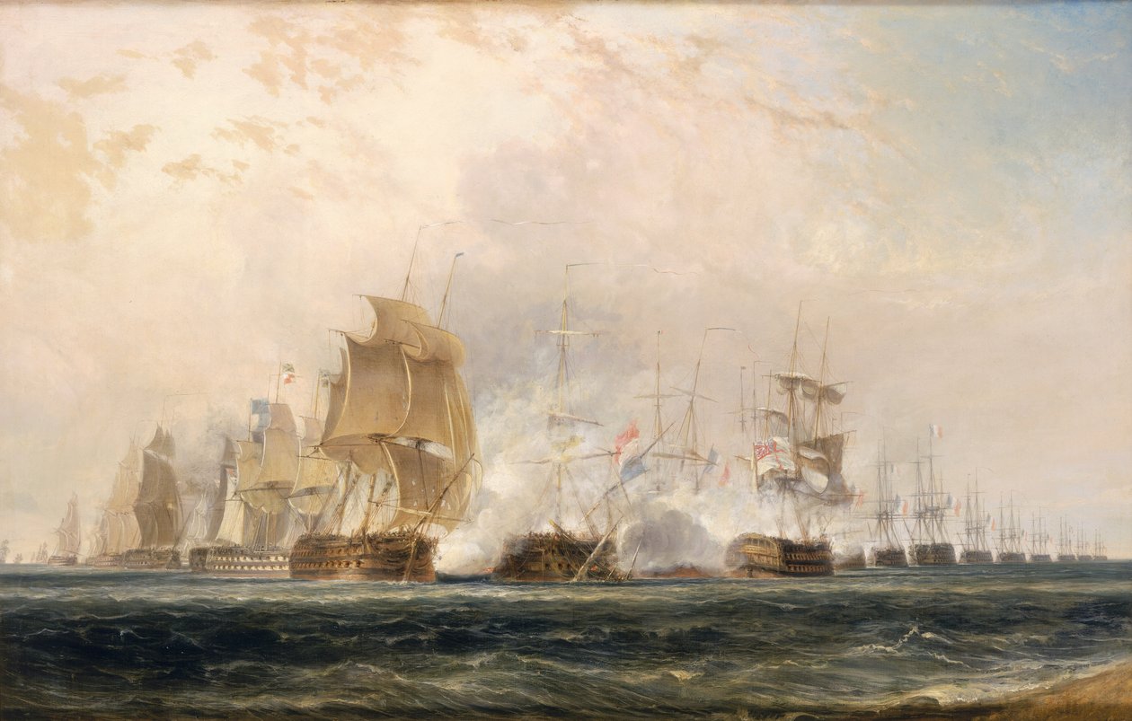 Slaget ved Nilen af William Daniell