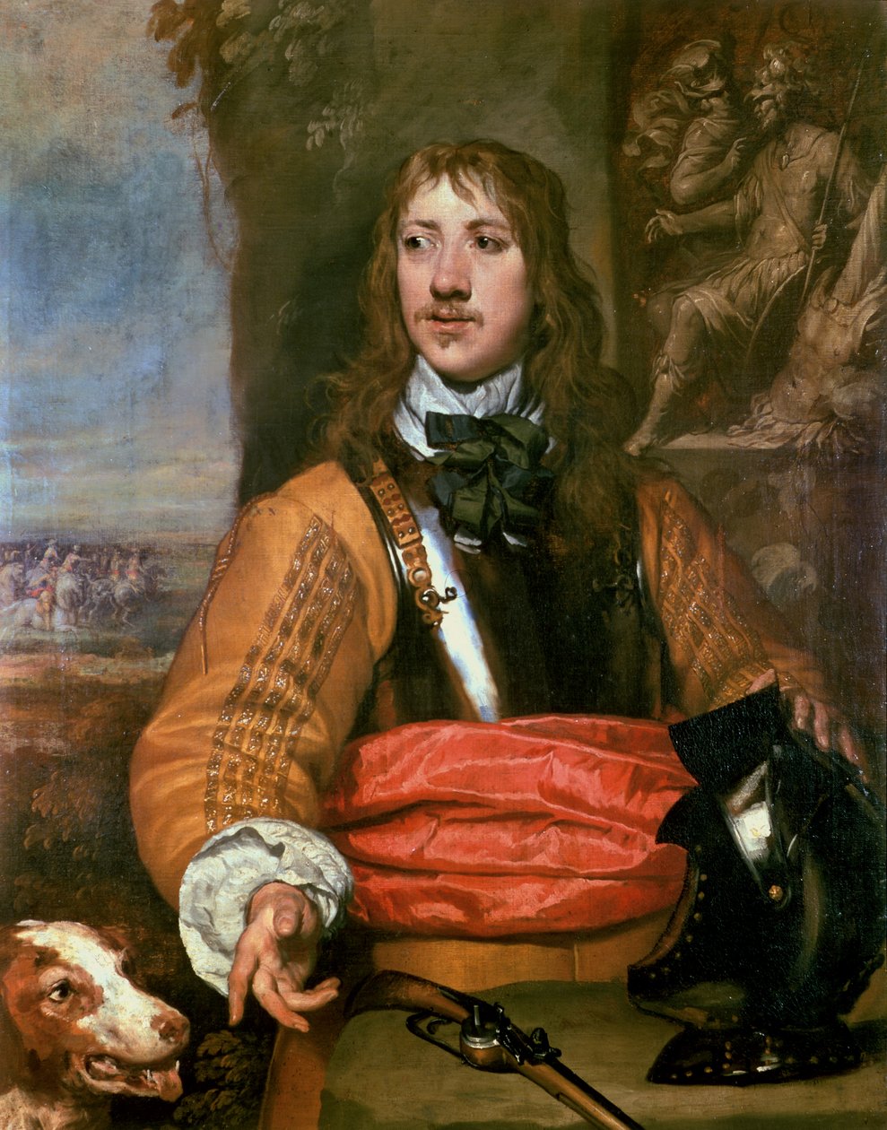 Portræt af Sir Charles Lucas af William Dobson