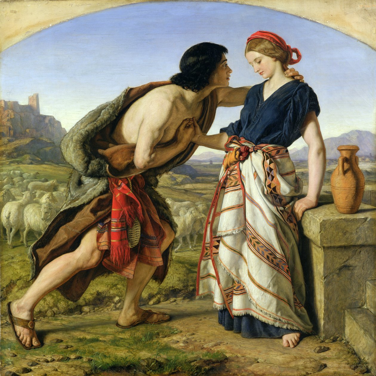 Mødet mellem Jakob og Rachel, 1853 (se 141378) af William Dyce