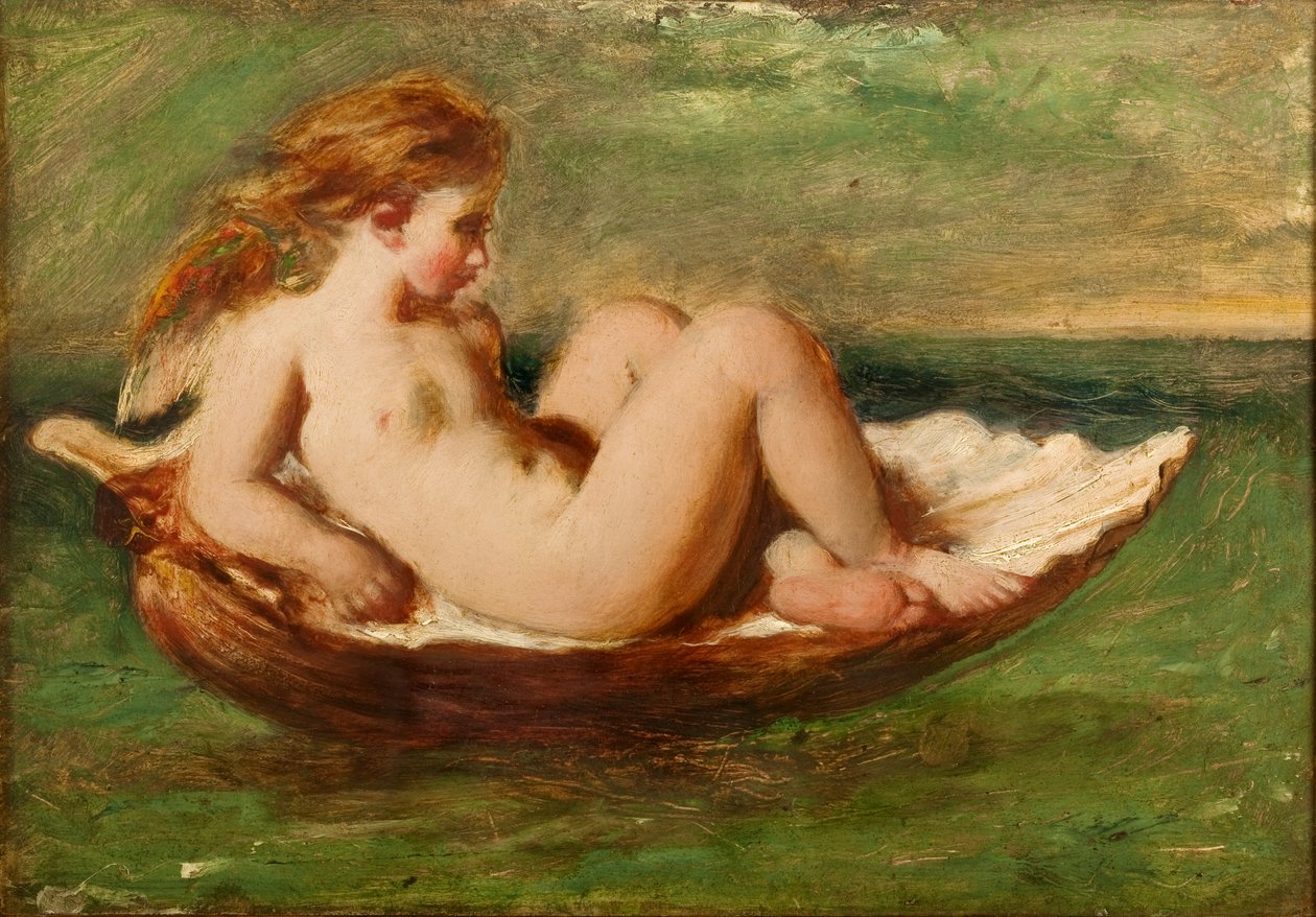Amor i en skal af William Etty