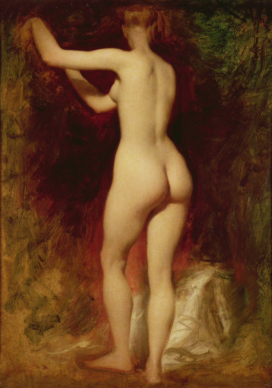 Kvinde nøgen bagfra af William Etty