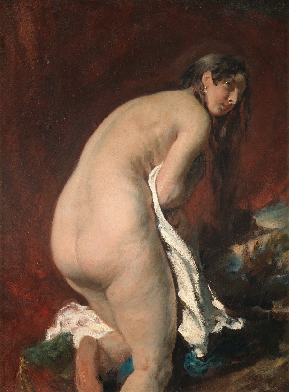 Nøgen bagfra af William Etty
