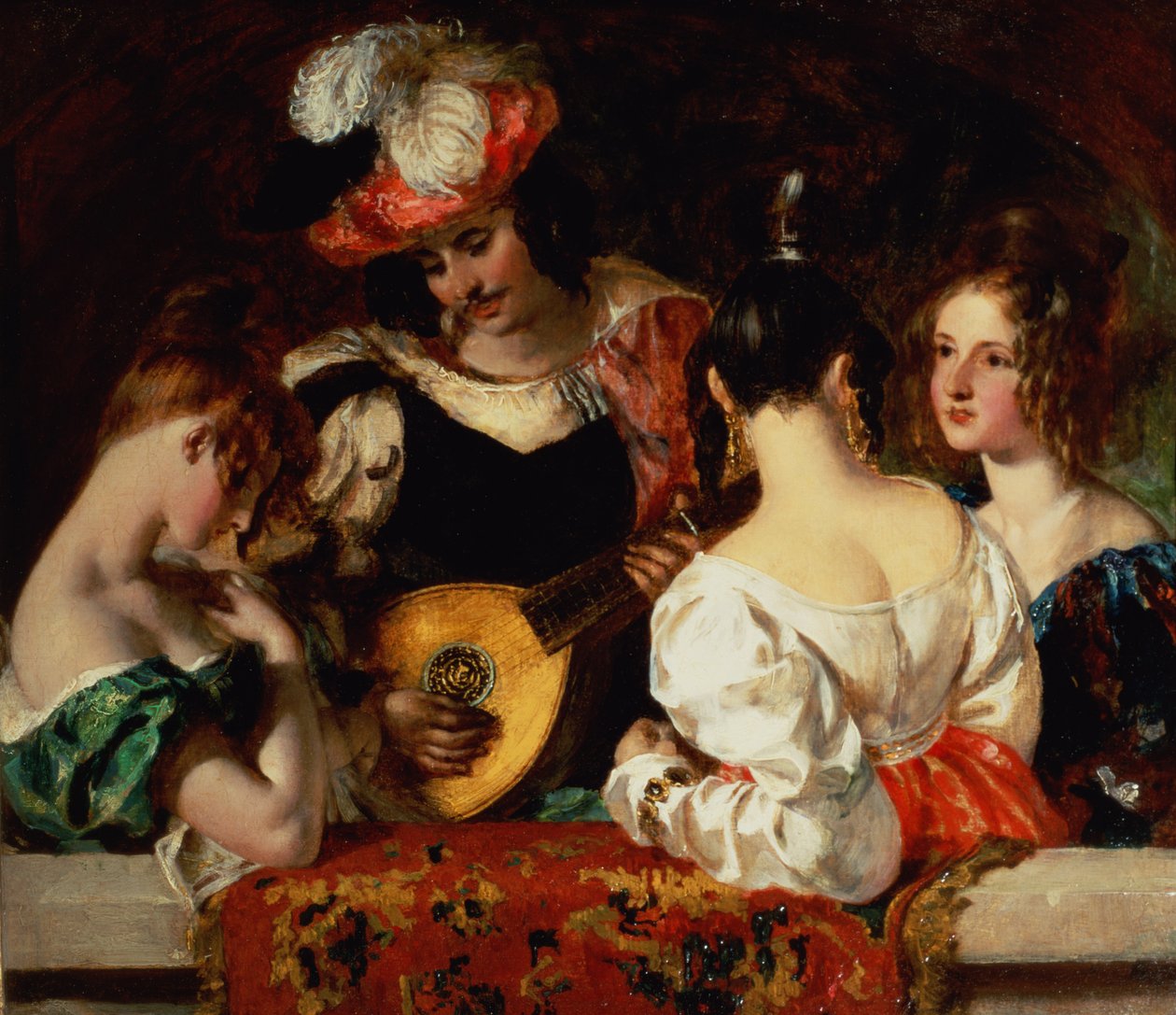 Lyttespilleren (olie) af William Etty