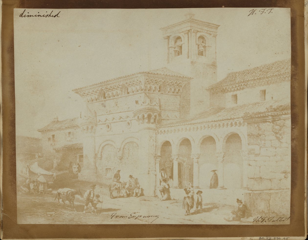 (Formindsket kopi af en gravering af en maurisk kirke) af William Henry Fox Talbot