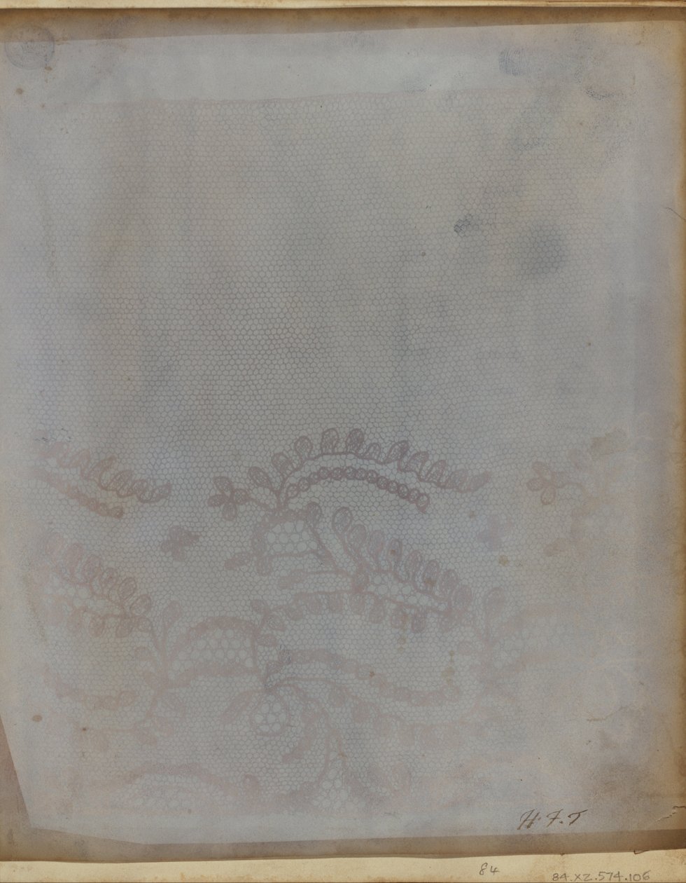 En Fragment af Blonder. af William Henry Fox Talbot