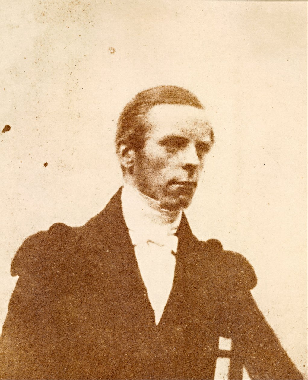 Ingen titel (Portræt af en mand) af William Henry Fox Talbot