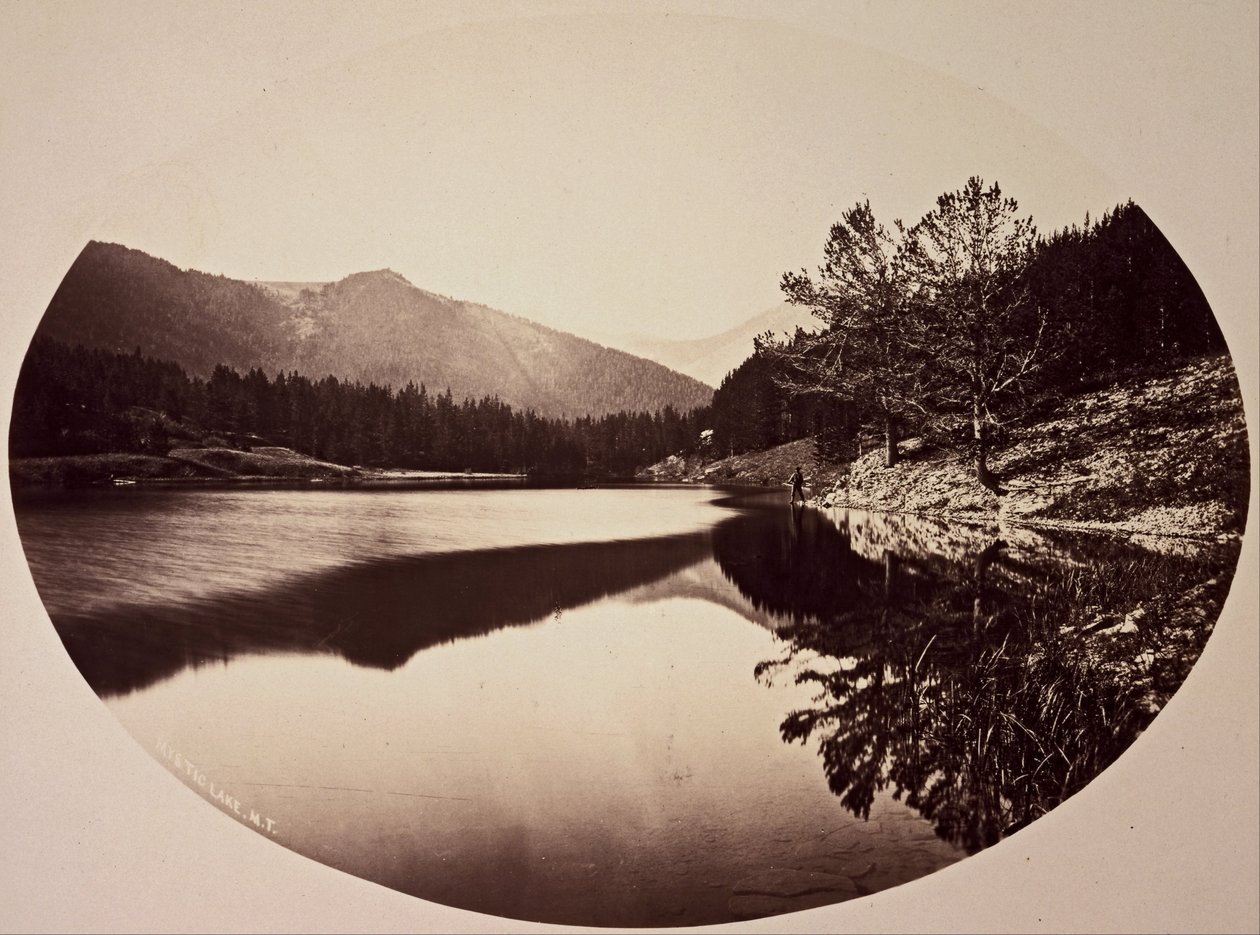 Mystic Lake. af William Henry Jackson