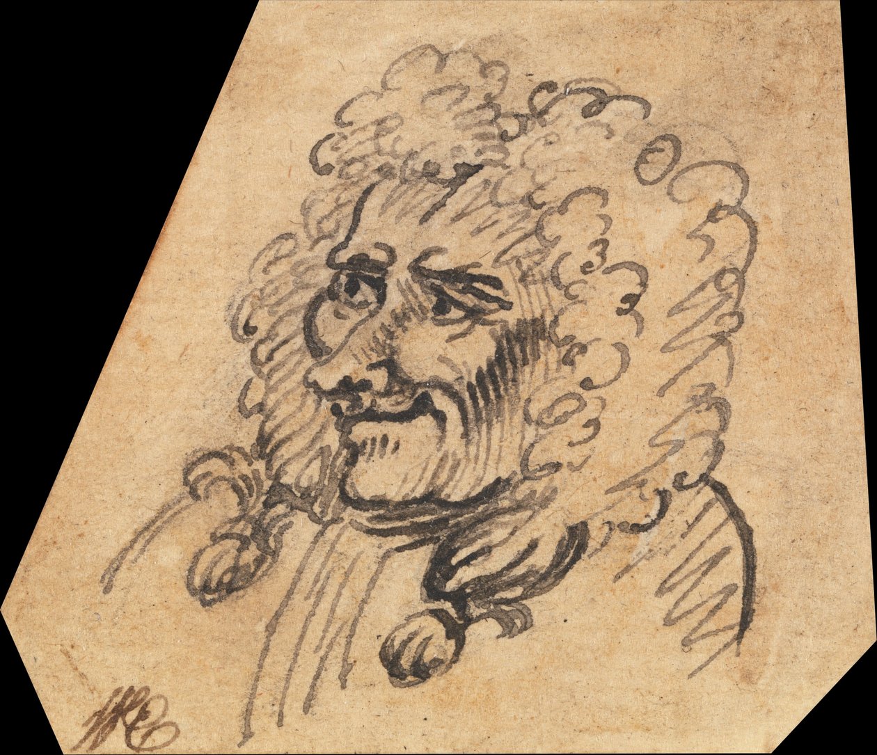 Grotesk hanhoved af William Hogarth