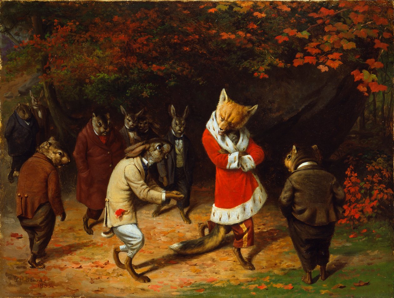 Hans Majestæt Modtager af William Holbrook Beard