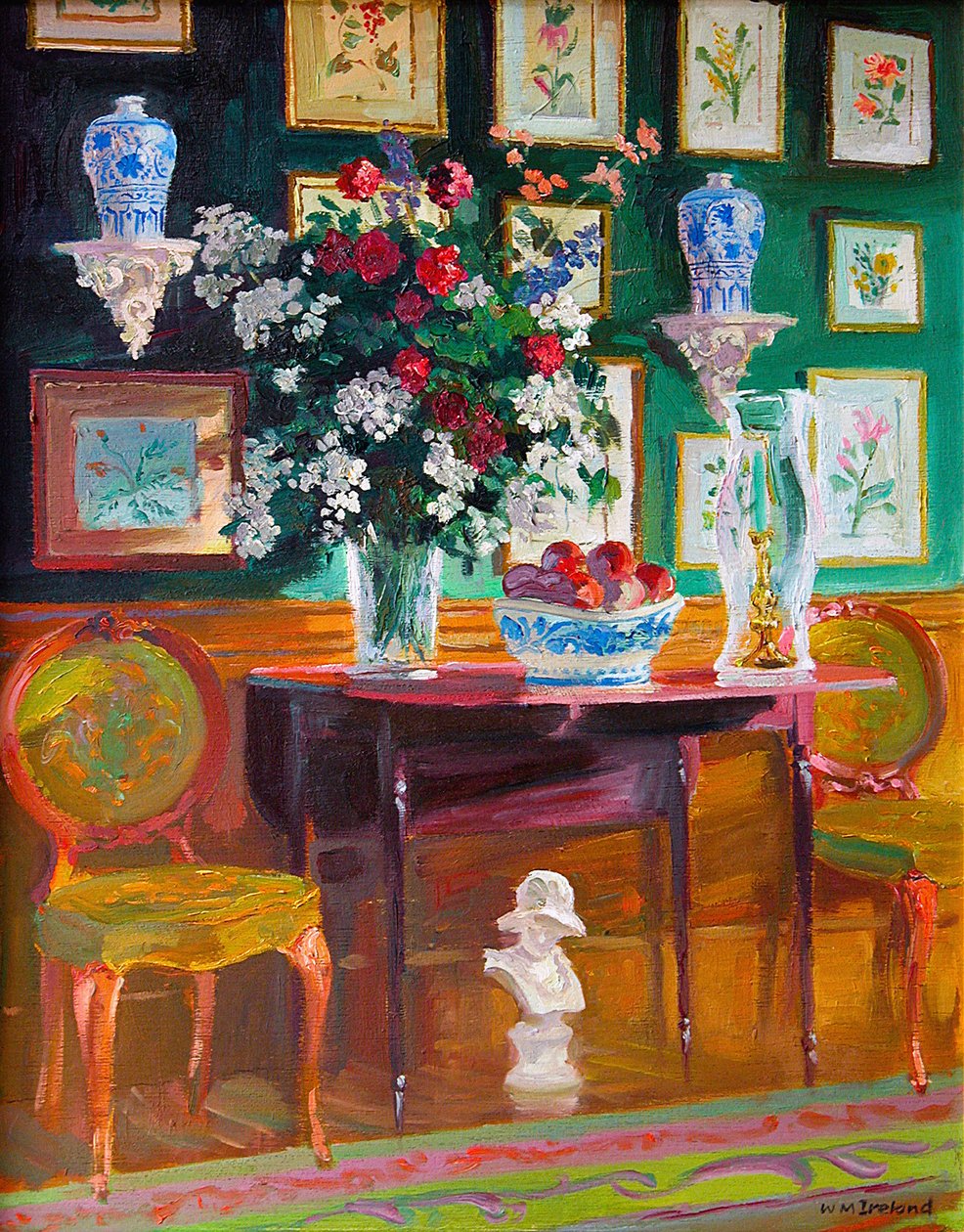 Grønne stole, 2003 af William Ireland