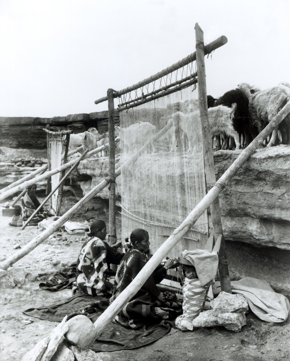 Navajovævere, ca. 1914 af William Carpenter