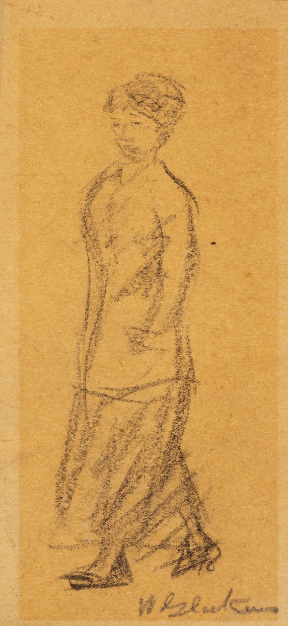 Kvinde gående af William James Glackens