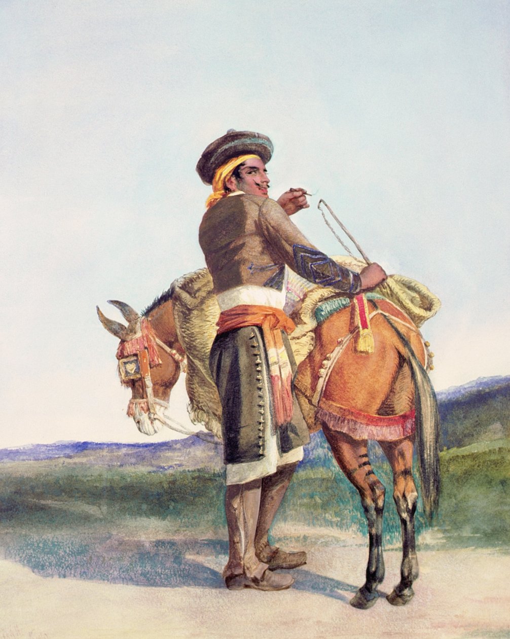 Vandbærer i Sevilla, 1800-tallet af William Knight Keeling