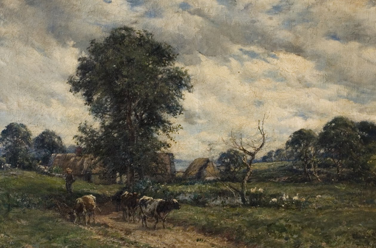 Landskab med kvæg, 1885 af William Mark Fisher