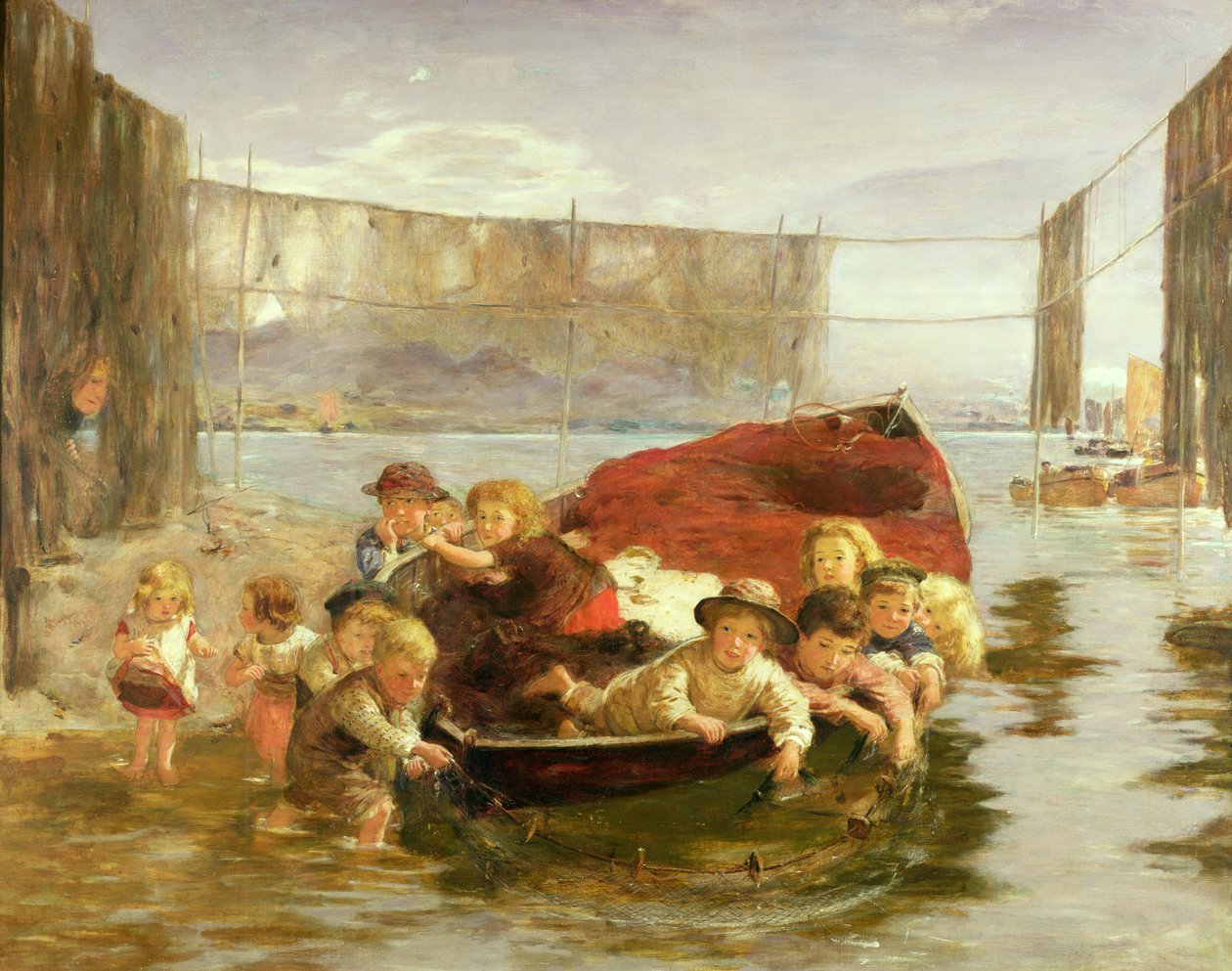 De unge trawlere af William McTaggart