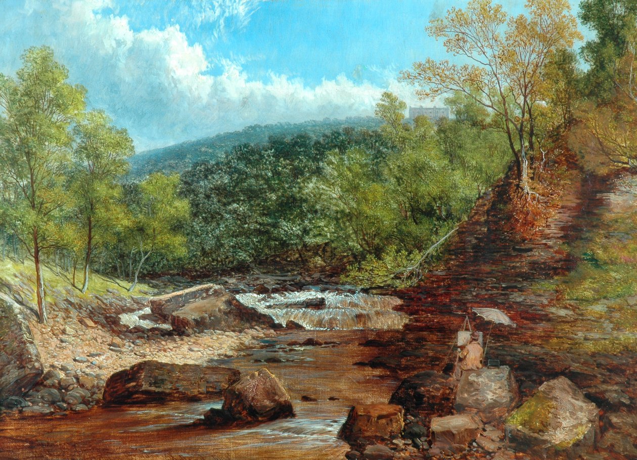 Posforth Ghyll, Bolton Woods af William Mellor