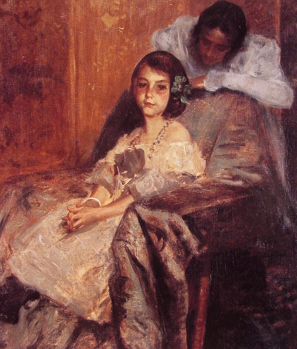 Dorothy og hendes søster af William Merritt Chase