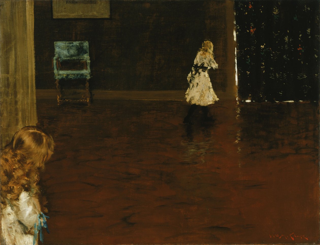 Gemmeleg af William Merritt Chase