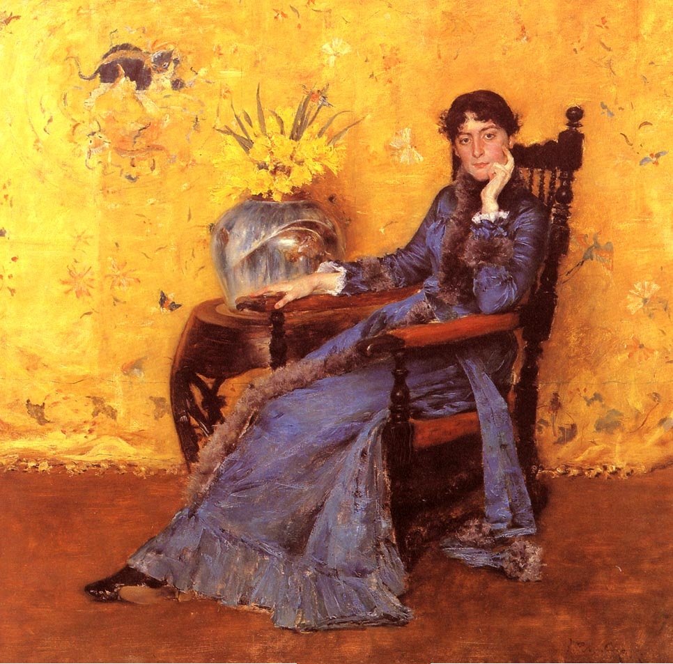 Portræt af Miss Dora Wheeler af William Merritt Chase