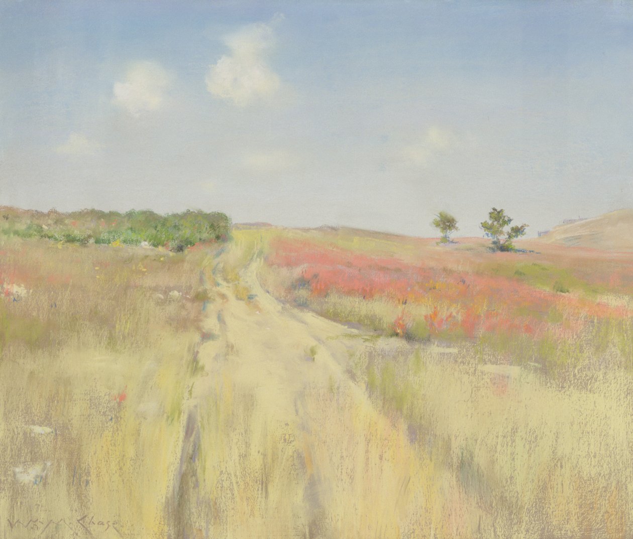 Shinnecock Hills (pastel) af William Merritt Chase