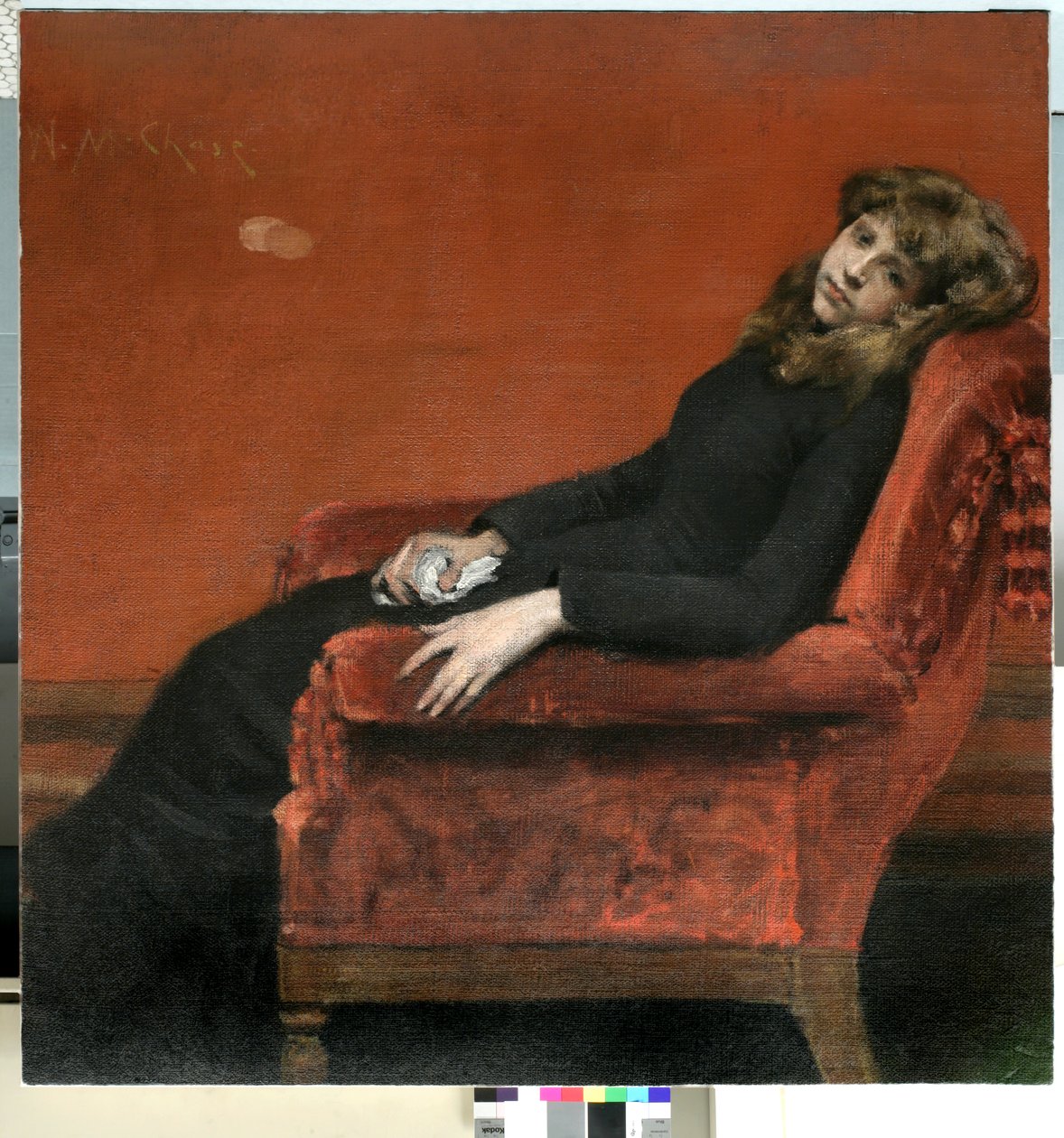 Den unge forældreløse af William Merritt Chase