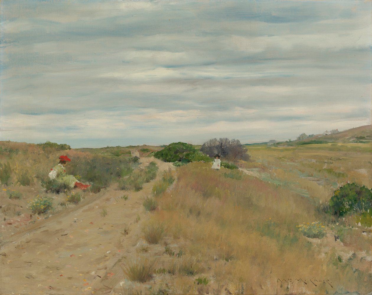 Den gamle Sandvej af William Merritt Chase