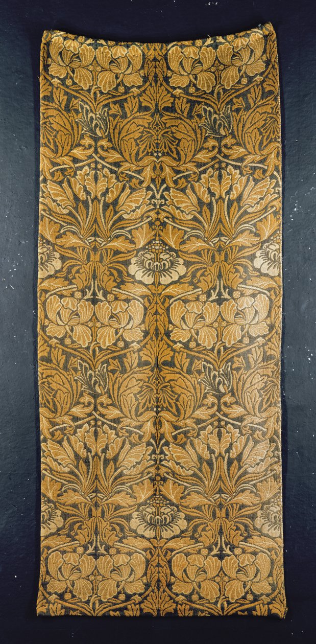 Gardin i Tulip og Rose Design (tekstil) af William Morris