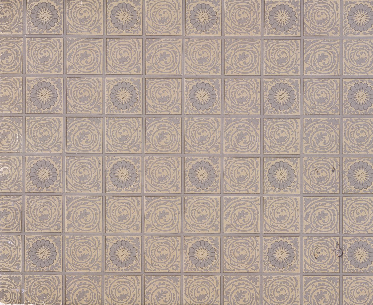 Ble design til tapet, 1883 af William Morris