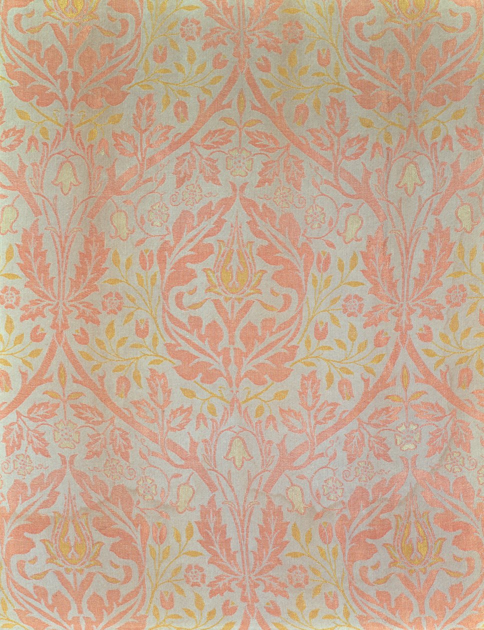 Golden Bough, designet 1888, fremstillet 1888-1917 (vævet silke og hør) af William Morris