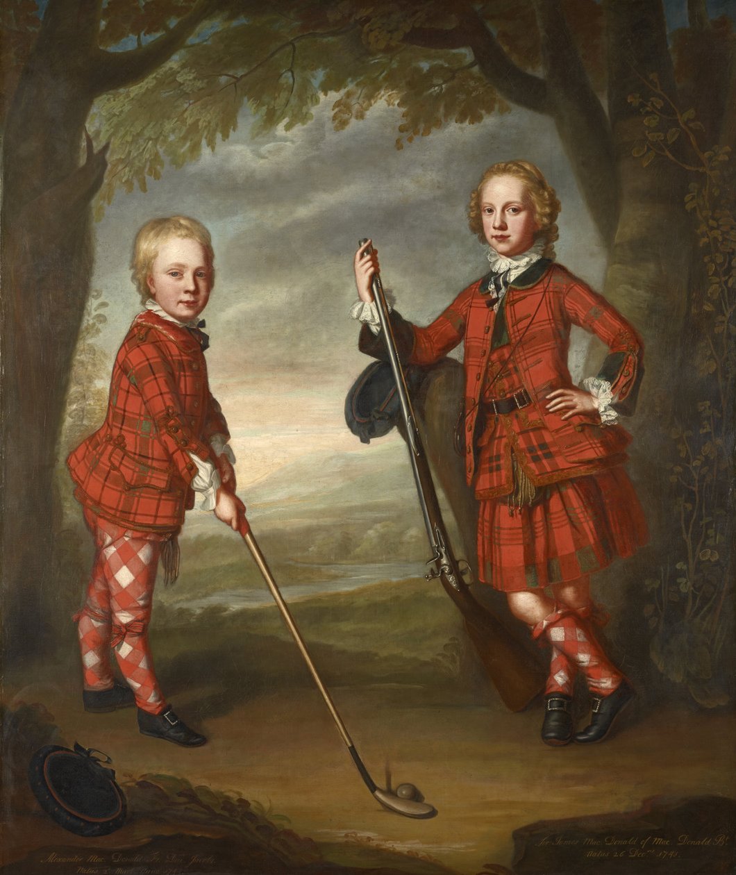 Sir James Macdonald og sir Alexander Macdonald af William Mosman