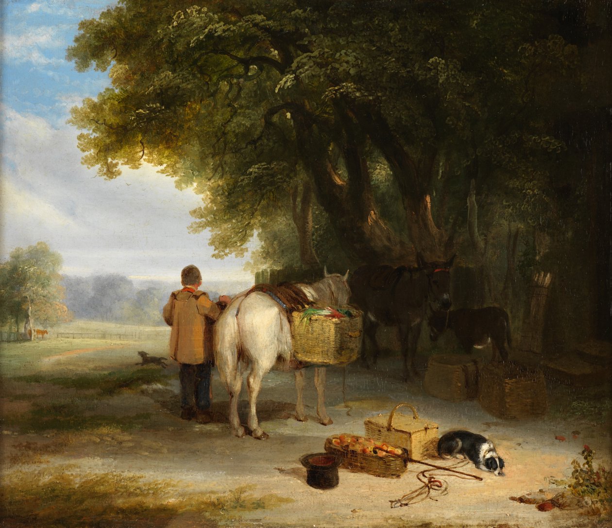 På vej til markedet af William Mulready