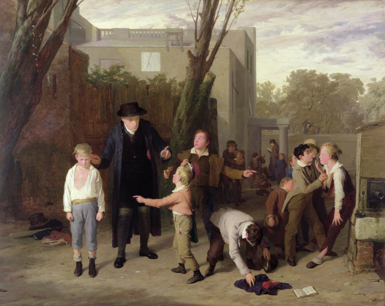 Kampen afbrudt, 1815-16 af William Mulready