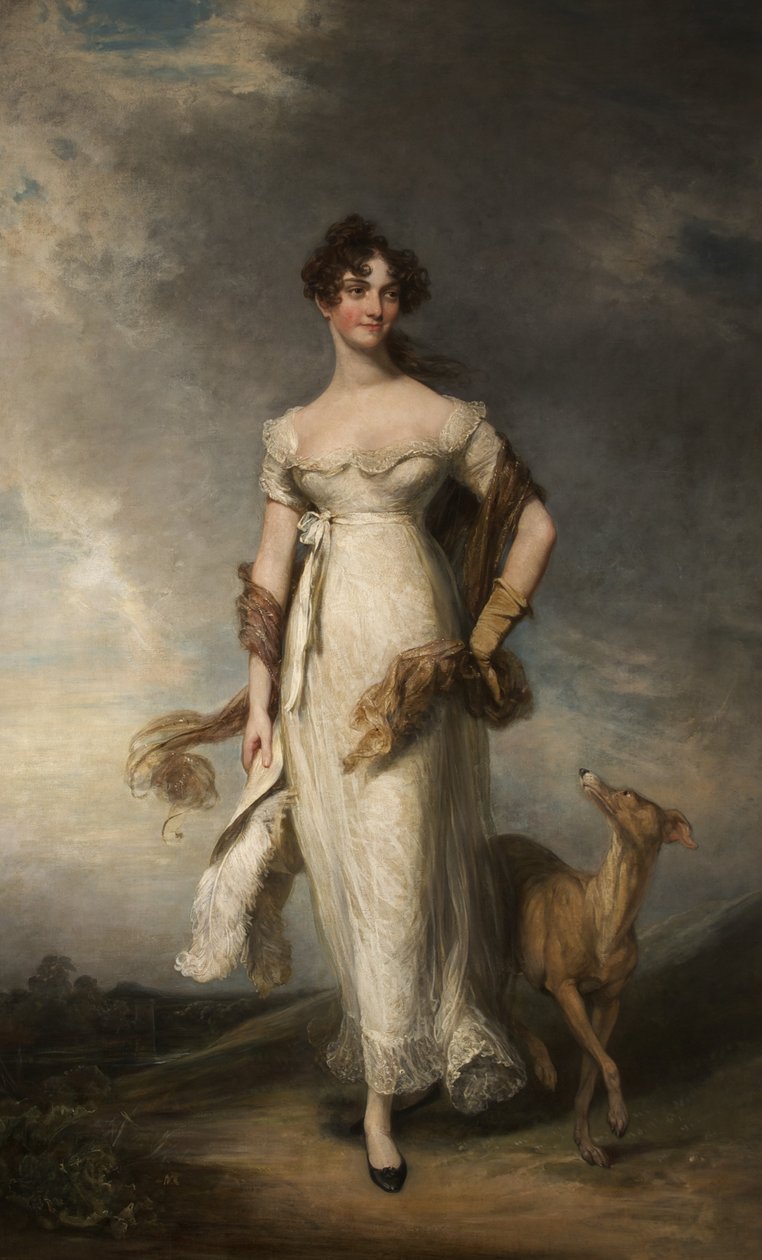 Georgiana Maria, Lady Leicester af William Owen