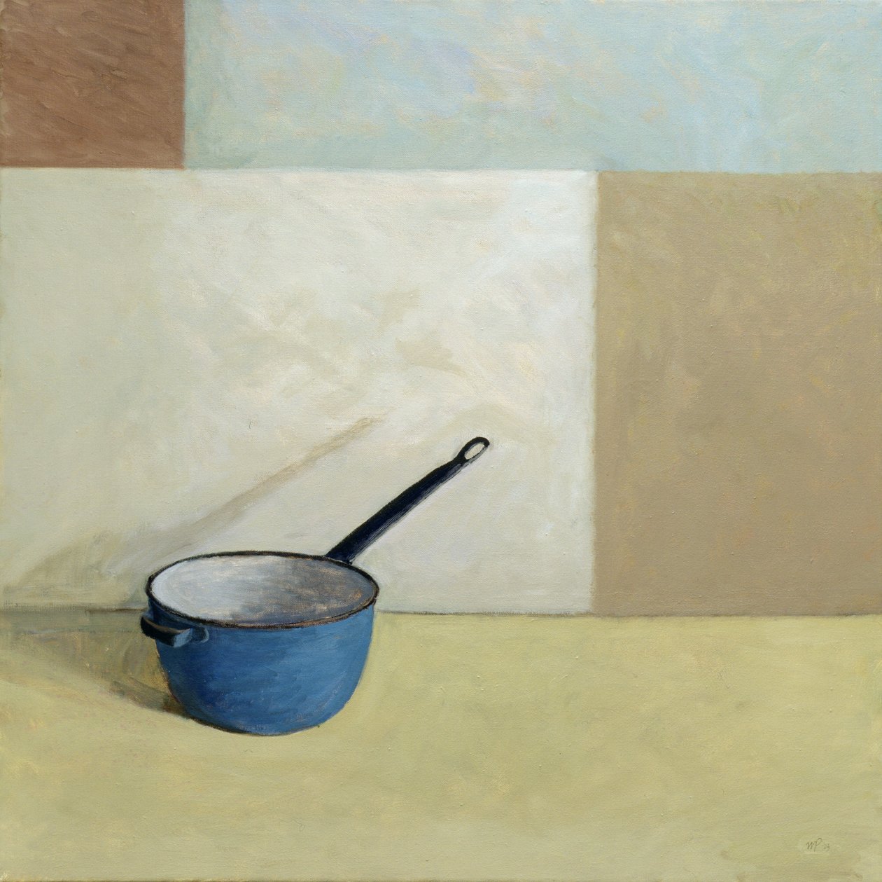 Blå grydeske af William Packer