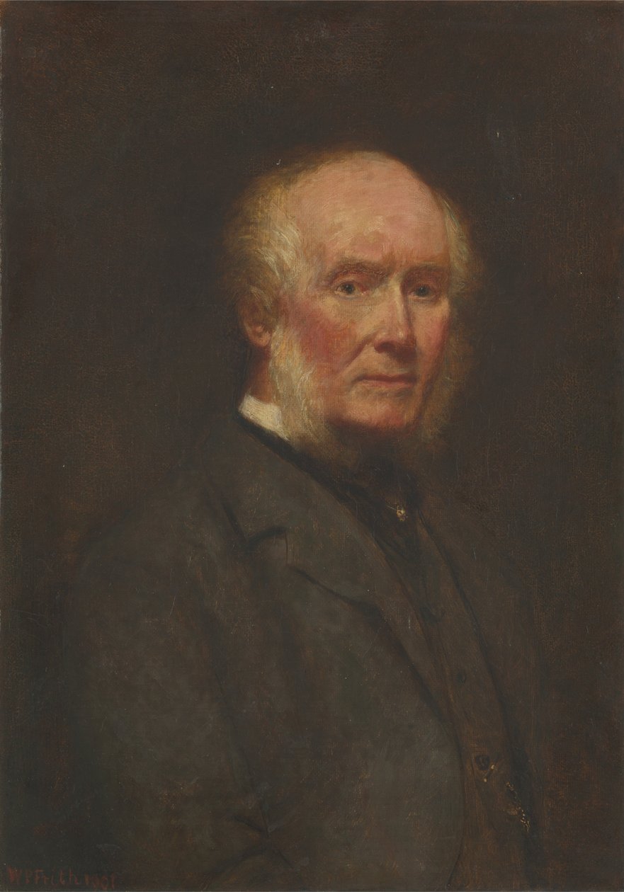 Selvportræt i en alder af 83 år af William Powell Frith
