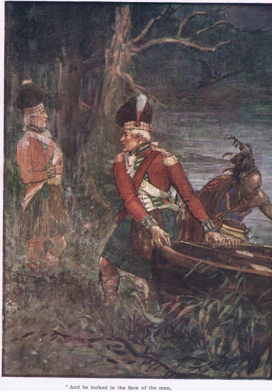 Og han så manden i ansigtet og se! Ansigtet var hans eget af William Rainey