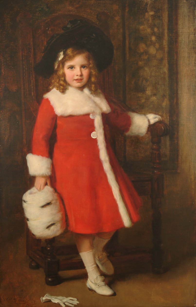 Portræt af Clarice Honor Edwards, 1905 af William Robert Symonds