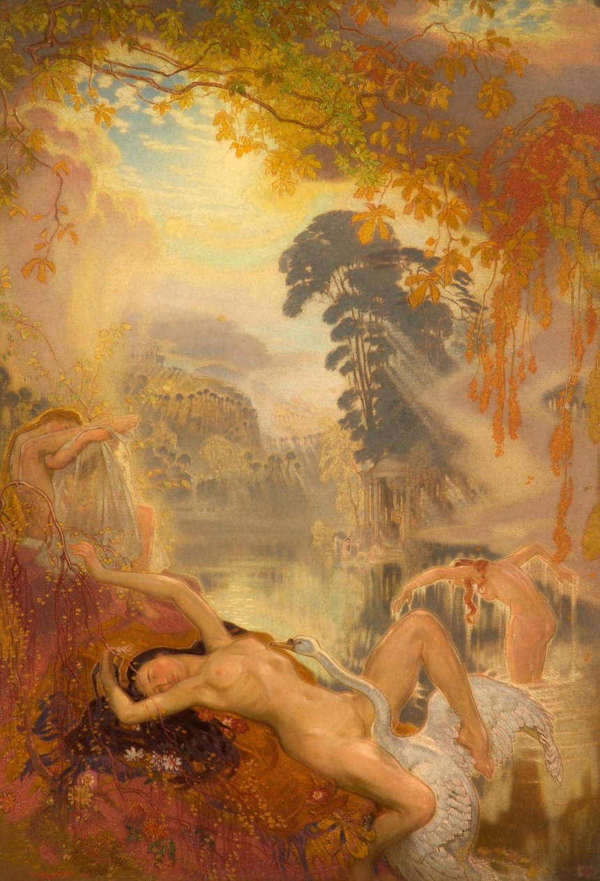 Leda og svanen, 1928 af William Shackleton